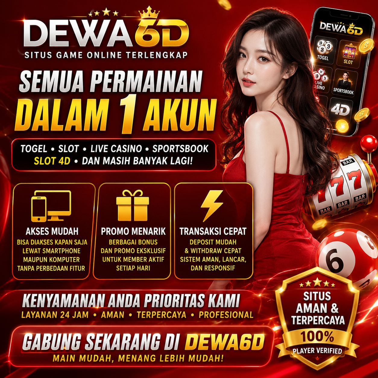 dewa6d  Link Daftar Situs Slot88 Hari Ini & Terbukti Gampang Menang
